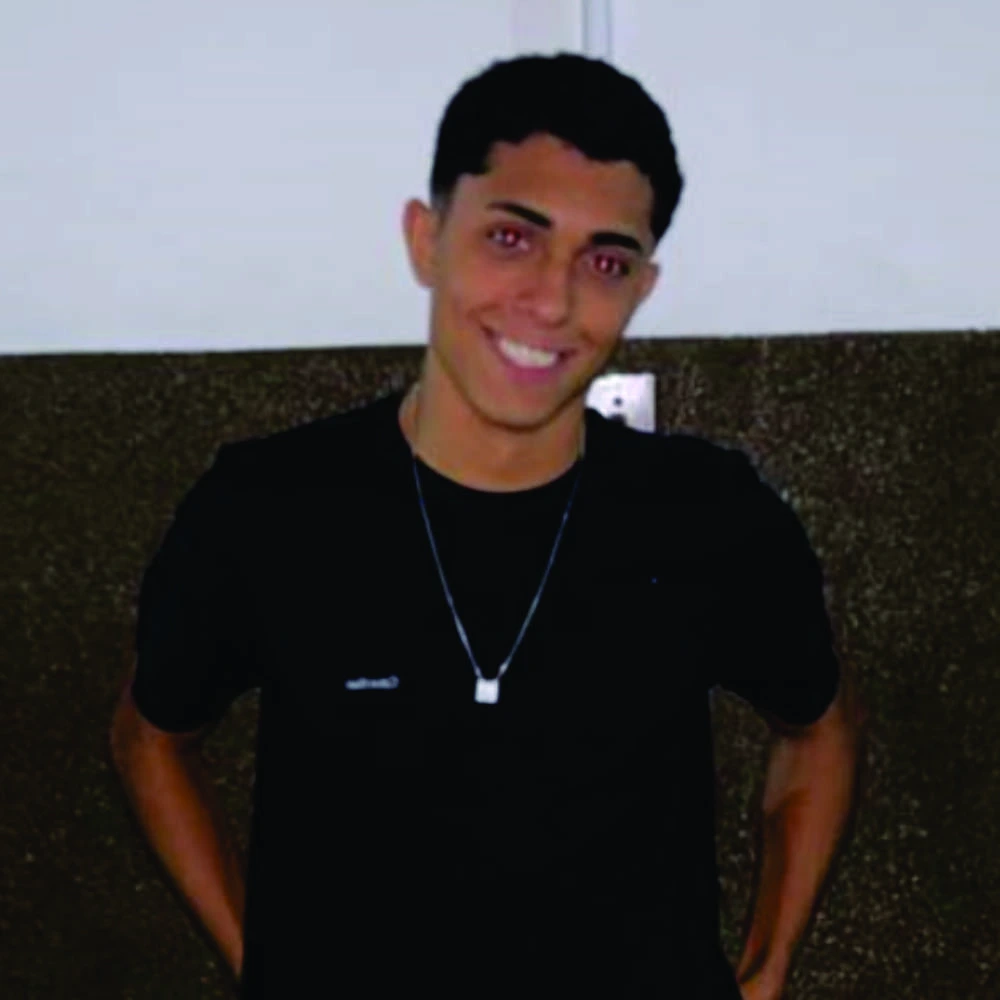 Foto do Gustavo, aluno